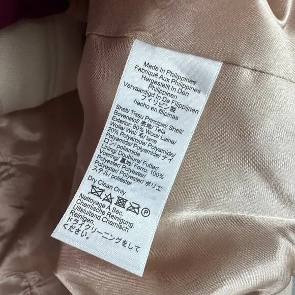 J. Crew Women's Toscana Coat in Italian Stadium-Cloth Wool Blend Natural 16 NWT